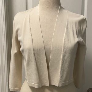 NWT Ann Taylor beige cardigan shrug, Medium